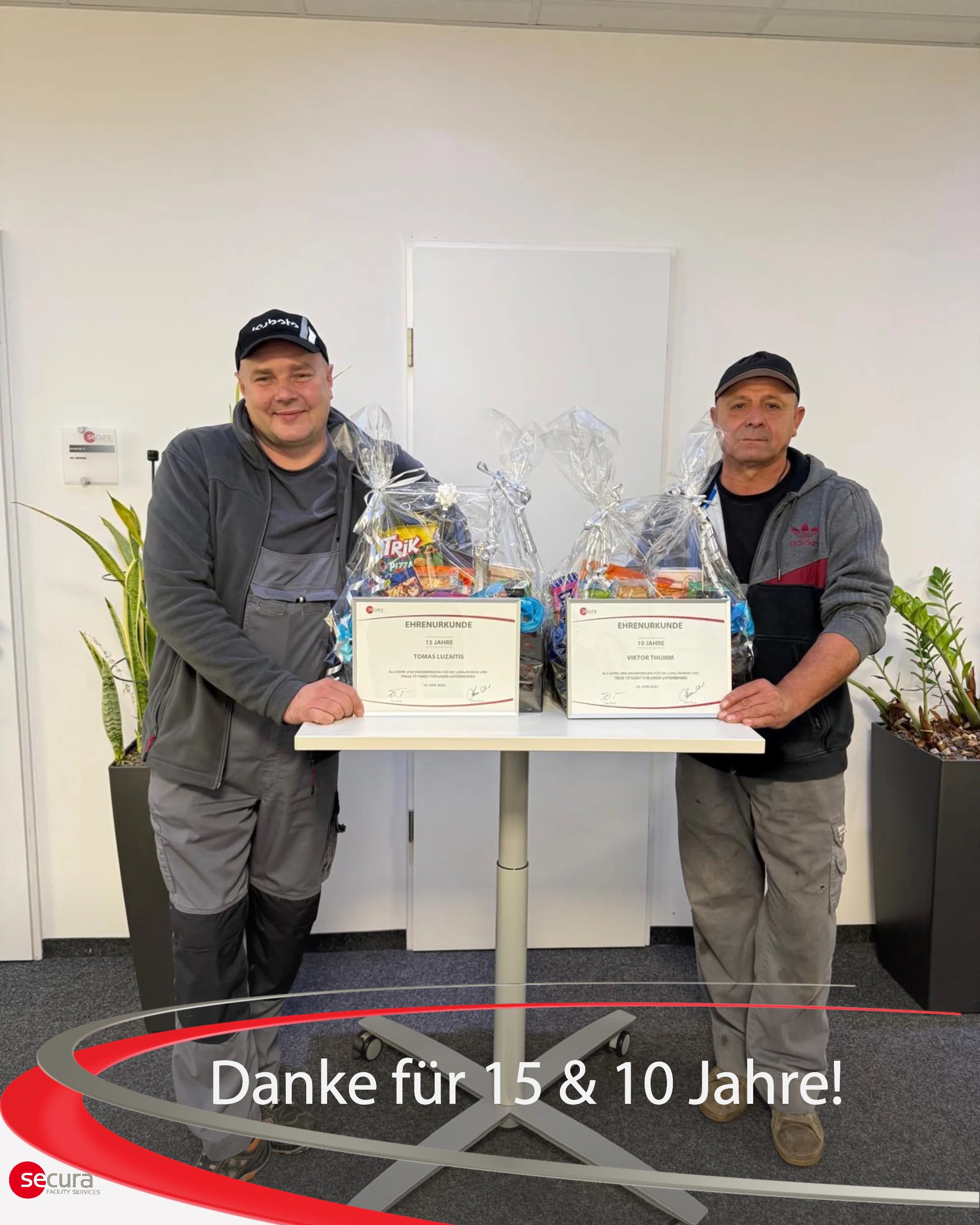 Doppel-Jubiläum bei secura!