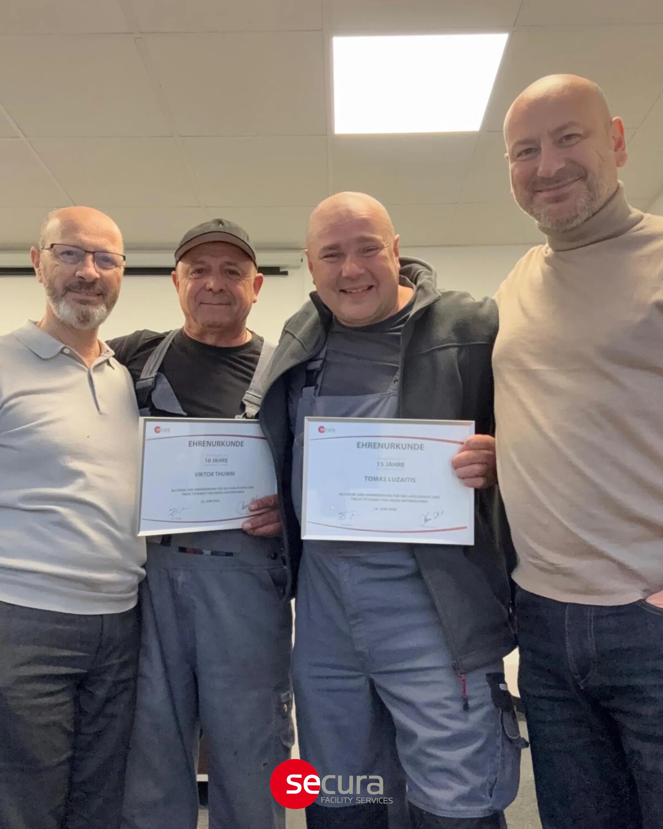 Doppel-Jubiläum bei secura!