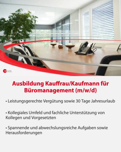 Starte deine Karriere bei der secura Gebäudemanagement GmbH! 🚀