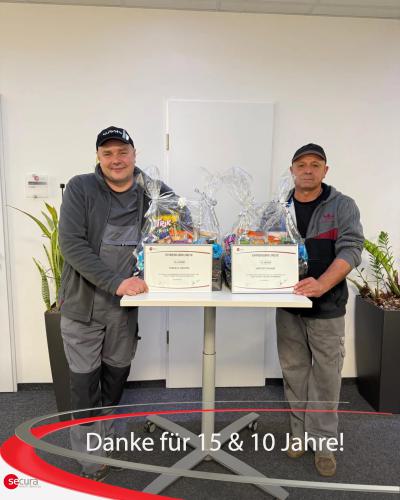 Doppel-Jubiläum bei secura!