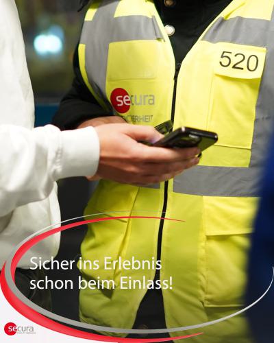 Sicherheit beim Ticket Scan in der Saturn Arena Ingolstadt 